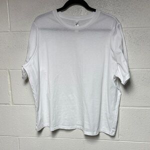 SKIMS Classic White Short Sleeve Tee
